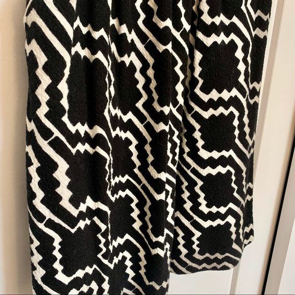 Anthropologie black and white abstract dress - Picture 7 of 7